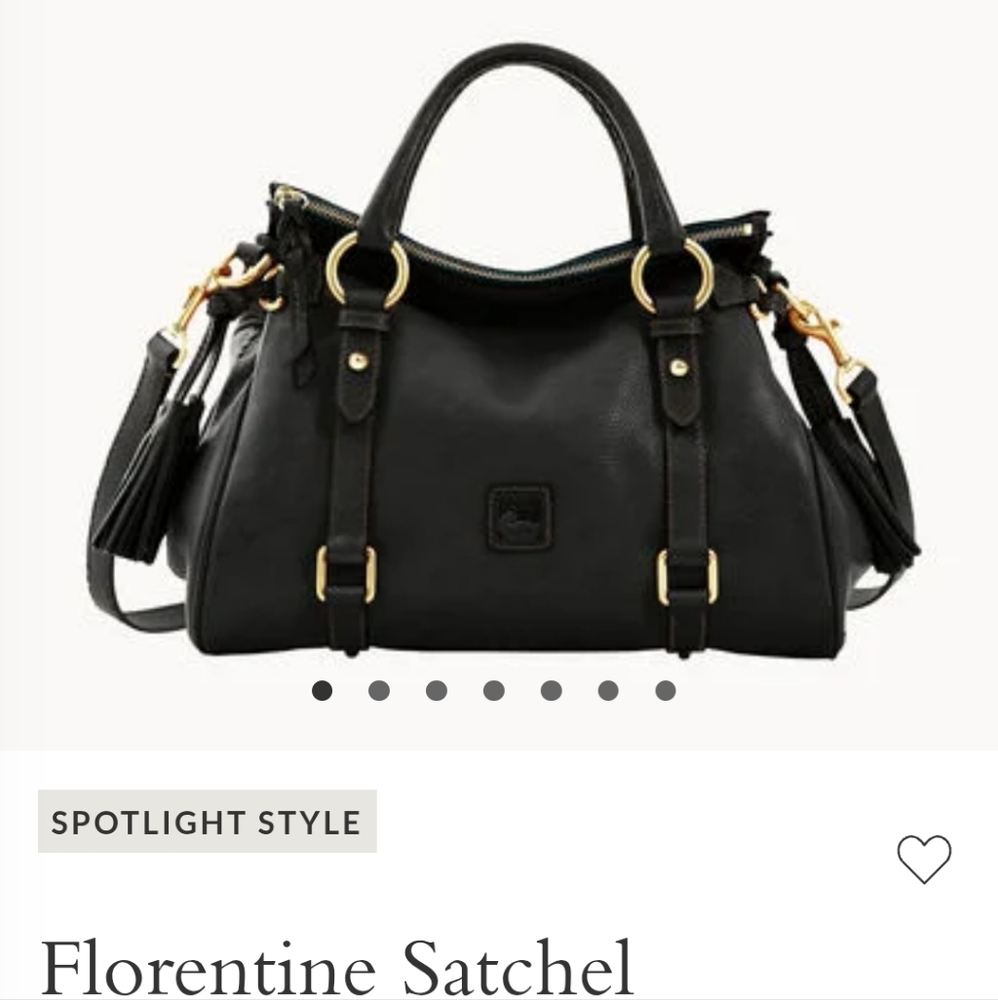 Dooney & Bourke Black Florentine Satchel
